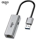 Кабель-адаптер Aigo USB - RJ45 Gigabit Ethernet, док-станція для ноутбука, сумісний з док-станціями Lenovo, Xiaomi, Apple R02A (металевий) - зображення 8