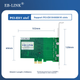 Мережева карта EB-LINK PCIe гігабітна на 4 порти для сервера - зображення 5