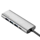 Док-станция расширения ThinkPad Lenovo Type-C, концентратор USB 3.0, адаптер USB-C на HDMI, быстрая зарядка PD, совместима с ноутбуками Apple и Huawei, док-станция расширения LC06-T - изображение 10