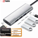 Док-станция расширения ThinkPad Lenovo Type-C, концентратор USB 3.0, адаптер USB-C на HDMI, быстрая зарядка PD, совместима с ноутбуками Apple и Huawei, док-станция расширения LC06-T - изображение 12