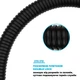 Шланг для душа DROP SH-HM150-PRM-BL нержавеющая сталь 150 см черный - изображение 6