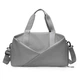 Спортивная сумка Lesko 604 Grey для активного отдыха и занятий спортом с отделом для обуви и отделом для мокрых вещей - изображение 2