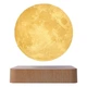 Ночник Настольный Магнитный Луна 360 Magnetic Moon Light Диаметр 14 См Деревянная Подставка (401385) - изображение 4