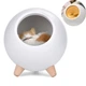 Креативний портативний дитячий нічник Котик у будиночку Cat House Білий Світильник з регулюванням яскравості - зображення 1
