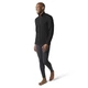 Термофутболка с длинным рукавом мужская Smartwool Men's Classic Thermal Merino Base Layer 1/4 Zip Boxed, Black, XL - изображение 2
