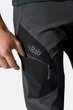 Штани чоловічі Rab Ascendor Pants, Anthracite, Regular, 34 - зображення 4