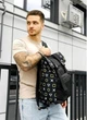 Мужской рюкзак-ролл Sambag RollTop LTT черно-оранжевый Oxford городской многофункциональный рюкзак 51941 - изображение 3