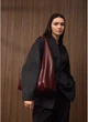 Женская сумка Sambag HOBO L бургунди большая из экокожи сумка хобо на плечо вместительная повседневная 70500 - изображение 7