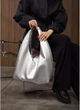 Жіноча сумка Sambag HOBO L кавова велика з екокожі стильна hobo-сумка 51922 - зображення 7