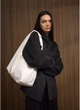 Женская сумка Sambag HOBO L белая из экокожи большая городская hobo-сумка 51925 - изображение 11