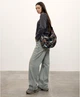 Жіноча сумка Sambag HOBO Dolly з принтом «ABSTRACT» стильна повсякденна шкіряна сумочка 51906 - зображення 3