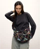 Жіноча сумка Sambag HOBO Dolly з принтом «ABSTRACT» стильна повсякденна шкіряна сумочка 51906 - зображення 9