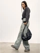 Жіноча сумка Sambag HOBO Dolly з принтом «Blossom» стильна повсякденна сумочка 51907 - зображення 3