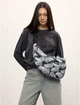 Жіноча сумка Sambag HOBO Dolly з принтом «Palm» стильна повсякденна сумочка 51909 - зображення 2