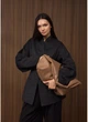 Жіноча сумка Sambag HOBO L кавова з екокожі велика містка hobo-сумка 51924 - зображення 8