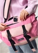 Жіноча сумка для ноутбука до 14 дюймів водовідштовхувальна Sambag Dart рожева 62295 - зображення 9