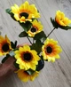 Садовый фонарь на солнечной батарее Подсолнух 7шт Теплая Белая - изображение 4
