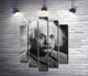 Модульная картина Портрет гениального физика Альберта Эйнштейна (Albert Einstein) 100x135 см Модуль №4 (003371) - изображение 1