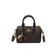 Жіноча сумка кофейна Coach Micro Rowan Satchel Crossbody Bag with Cherry Charm. сумка коач з фірмовим візерунком C - зображення 1