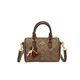 Жіноча сумка коричнева Coach Micro Rowan Satchel Crossbody Bag with Cherry Charm. сумка коач з фірмовим візерунком C - зображення 1