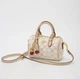 Жіноча сумка рожева Coach Micro Rowan Satchel Crossbody Bag with Cherry Charm. сумка коач з фірмовим візерунком C - изображение 4