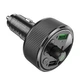 АЗП з Bluetooth FM-трансмітером HOCO E82 Guerrero PD30W + QC3.0 Black (KST-6942007620642) - зображення 5