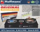 Настольная газовая плита Hoffmans HM-9101 на 3 конфорки с закаленным стеклом, автоподжигом и латунными горелками - изображение 3