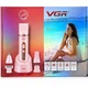 Эпилятор аккумуляторный VGR 5 в 1 V-763 PINK, 5 насадок, 2 скорости, влагозащита - изображение 9