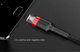 Кабель Baseus Cafule Micro USB 2m (CAMKLF-C91) Red/Black [69672] - зображення 8