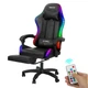 Кресло геймерское с подсветкой Hanert G-Force Black + RGB 5170062 - изображение 1