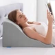 Ергономічна подушка-клин NOFFA для спини з піною Memory Foam - зображення 1