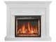 Каминокомплект ArtiFlame Monferrato AF28S белый 3D эффект живого пламени и тления поленьев со звуком и обогревом - изображение 1