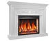 Каминокомплект ArtiFlame Monferrato AF28S белый 3D эффект живого пламени и тления поленьев со звуком и обогревом - изображение 2