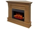 Каминокомплект угловой ArtiFlame Albion Corner AF23S светлый дуб эффект мерцающих дров со звуком и обогревом - изображение 3