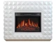 Каминокомплект ArtiFlame Diamond AF23S белый с эффектом живого огня со звуком и обогревом - изображение 1