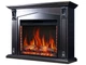 Каминокомплект ArtiFlame Praga AF33 венге 3D эффектом живого пламени и тления поленьев с обогревом - изображение 2