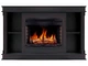 ТВ тумба с камином ArtiFlame Brittany AF25 венге 3D эффект живого пламени и тления поленьев со звуком и обогревом - изображение 1