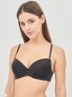 Бюстгальтер с Push-up бесшовный brabrabra 076С 75A Черный (6907207937723) - изображение 1