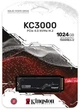 Накопичувач SSD 1TB Kingston KC3000 M.2 2280 PCIe 4.0 x4 NVMe 3D TLC (SKC3000S/1024G) - изображение 3