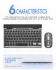 Беспроводной комплект клавиатура и мышь Cyberpunk Style бесшумный набор Bluetooth/2.4 ГГц с RGB-подсветкой Black - изображение 12
