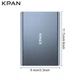 Зовнішній жорсткий диск KPAN USB 3.0 / USB Type-C, портативний, для ПК, ноутбуків, Smart TV, PS4 - изображение 2