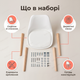 Обідній стілець Bonro B-487 пластикове крісло з подушкою для кухні вітальні офісу кафе букові ніжки до 120кг - зображення 9