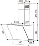 Витяжка Нахилена INTERLINE STREAM BL A/60/GL/M INV Nano Matte - зображення 15