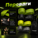 Набір гумових стрічок PowerBand Trizand 24305 для фітнесу тренувань розтяжки підтягувань силових вправ з дверним кріпленням комплект гумок різного опору - зображення 3