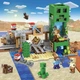 Конструктор Minecraft Шахта Крипера с вагонеткой фигурками героев скелетом коровой и динамитом 643 детали Майнкрафт My World - изображение 2
