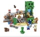 Конструктор Minecraft Шахта Крипера с вагонеткой фигурками героев скелетом коровой и динамитом 643 детали Майнкрафт My World - изображение 4