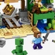 Конструктор Minecraft Шахта Крипера с вагонеткой фигурками героев скелетом коровой и динамитом 643 детали Майнкрафт My World - изображение 9