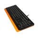 Клавіатура A4Tech FKS10 USB Orange - зображення 5