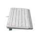 Клавіатура A4Tech FK11 Fstyler Compact Size USB White - зображення 3
