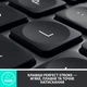 Клавіатура Logitech MX Keys Advanced for Business Wireless Illuminated UA Graphite - зображення 2